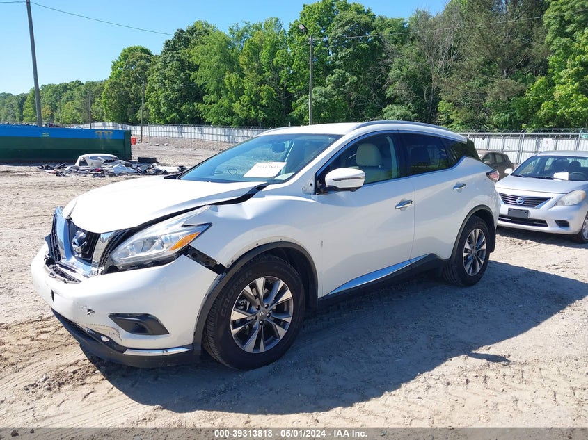2016 NISSAN MURANO SL - 5N1AZ2MG3GN126696