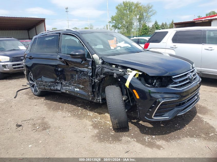 2022 VOLKSWAGEN TIGUAN 2.0T SEL R-LINE - 3VV4B7AX5NM103940