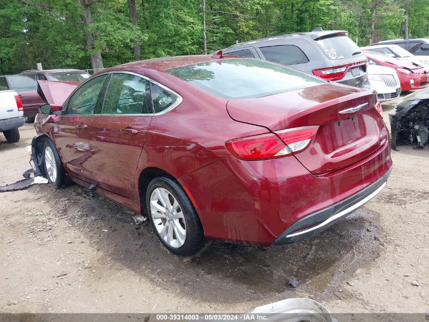 2017 Chrysler 200 Limited Platinum VIN: 1C3CCCAB4HN500722 Lot: 39314003