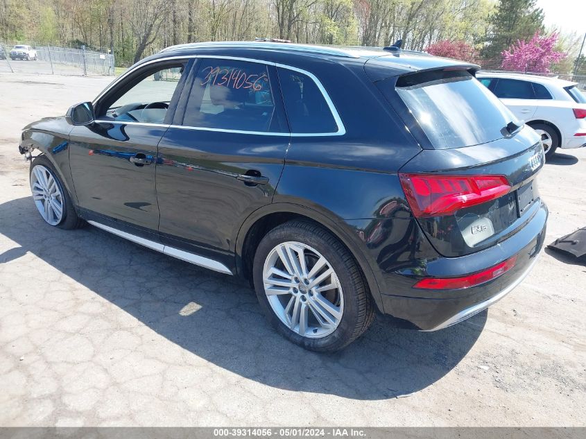 2020 Audi Q5 Premium Plus 45 Tfsi Quattro S Tronic VIN: WA1BNAFY5L2089693 Lot: 39314056