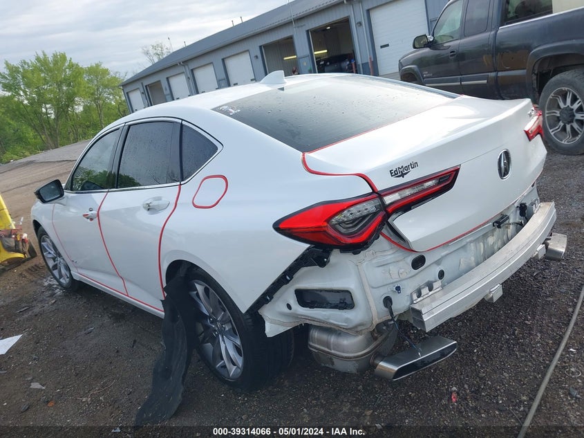 2021 Acura Tlx Standard VIN: 19UUB5F30MA011446 Lot: 39314066