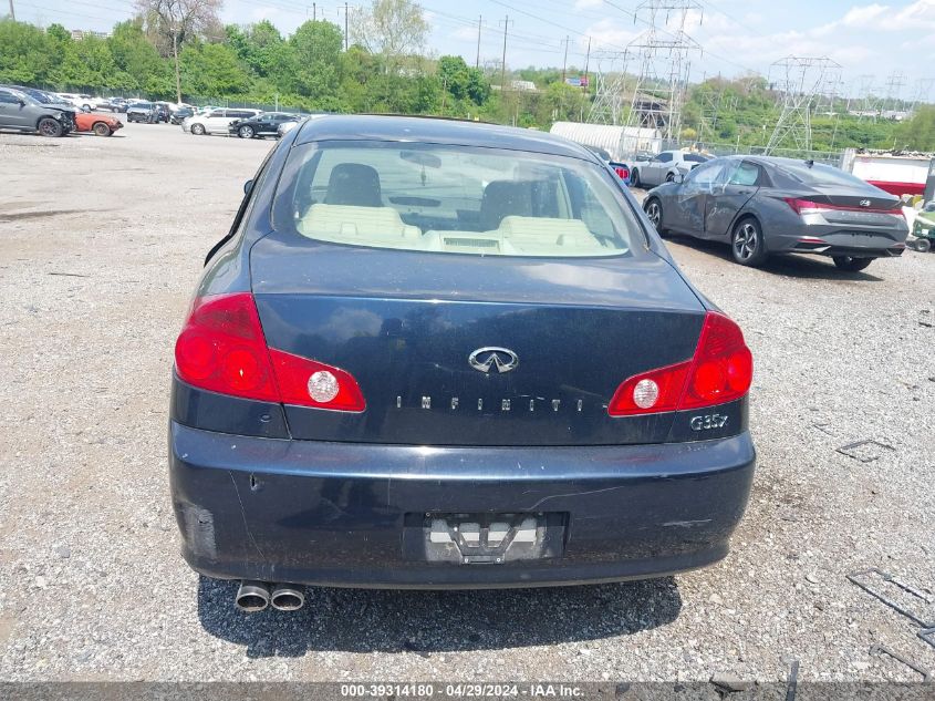 JNKCV51F36M602227 | 2006 INFINITI G35X