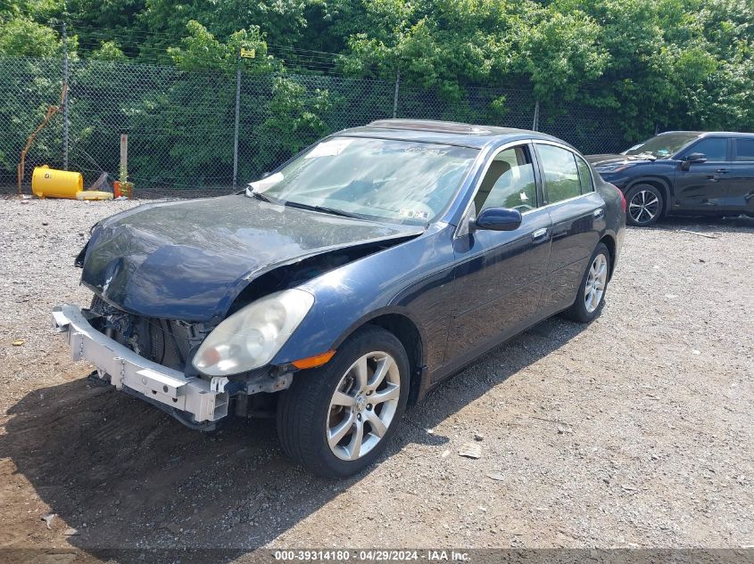 JNKCV51F36M602227 | 2006 INFINITI G35X