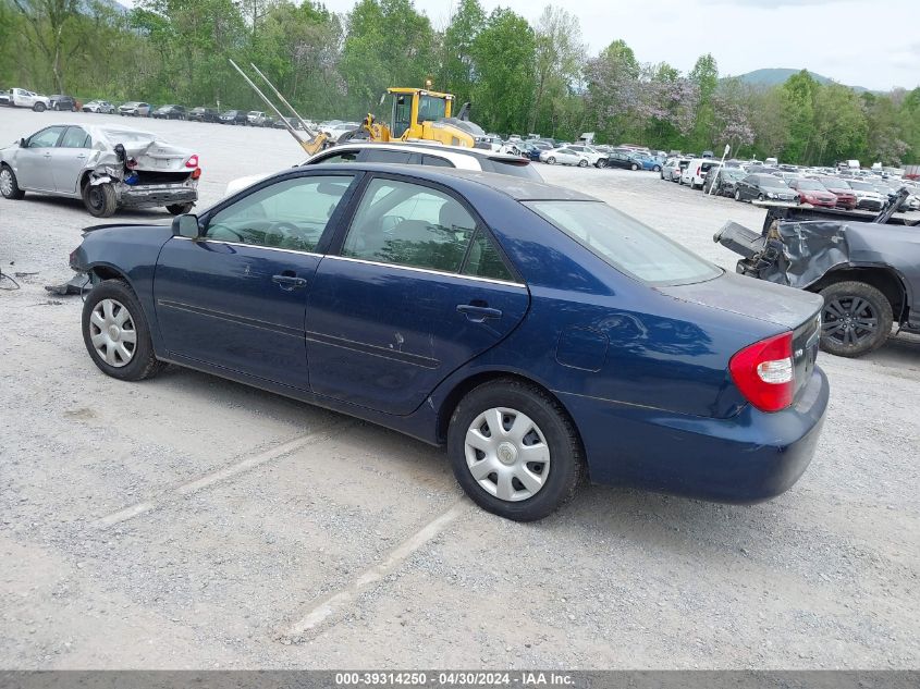 4T1BE32K12U529488 | 2002 TOYOTA CAMRY