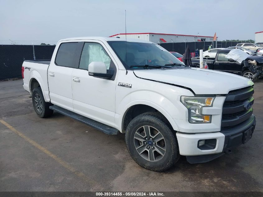 2015 FORD F-150 LARIAT - 1FTEW1EF2FFD01902