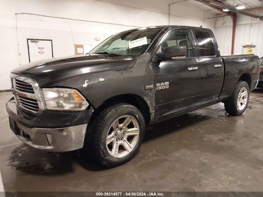 2017 RAM 1500 BIG HORN QUAD CAB 4X4 6'4 BOX - 1C6RR7GT1HS740055