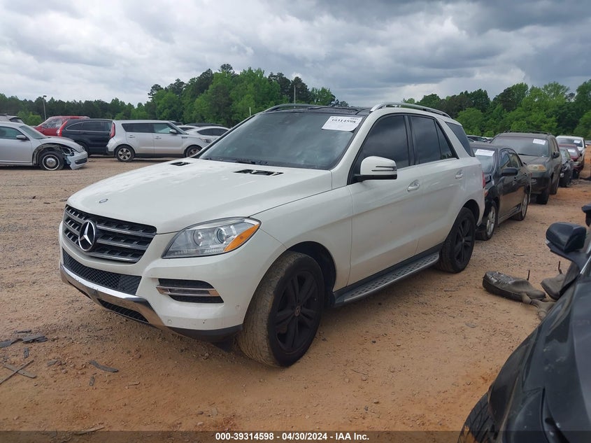 2013 Mercedes-Benz Ml 350 4Matic VIN: 4JGDA5HB3DA180989 Lot: 39314598