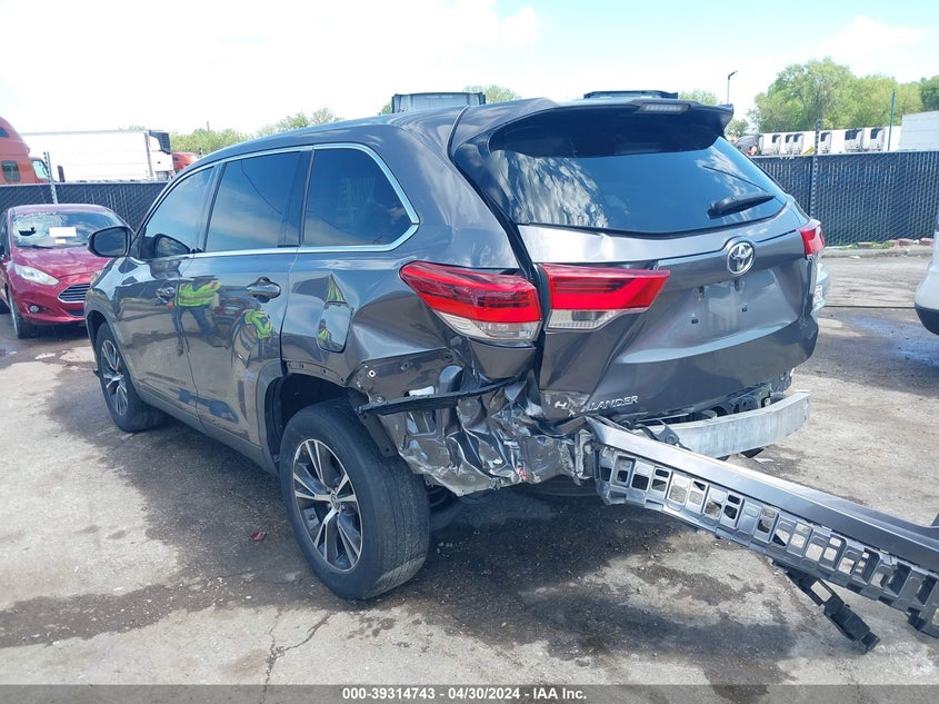 2019 TOYOTA HIGHLANDER VIN: 5TDZARFH9KS042382