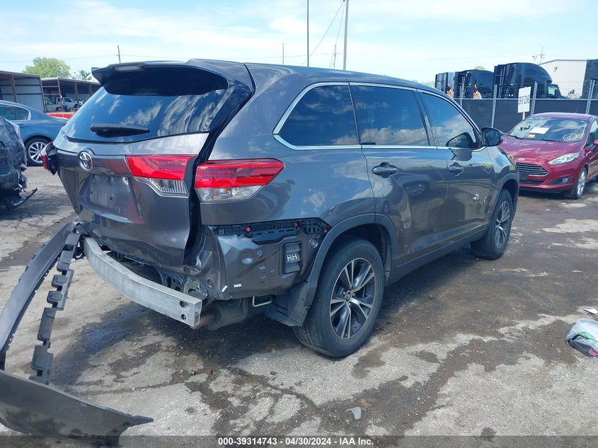 2019 TOYOTA HIGHLANDER VIN: 5TDZARFH9KS042382