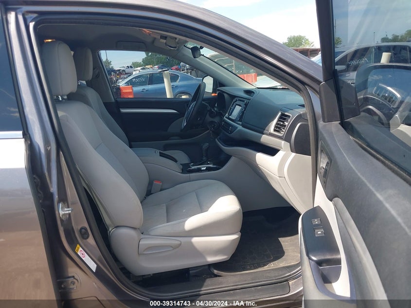 2019 TOYOTA HIGHLANDER VIN: 5TDZARFH9KS042382