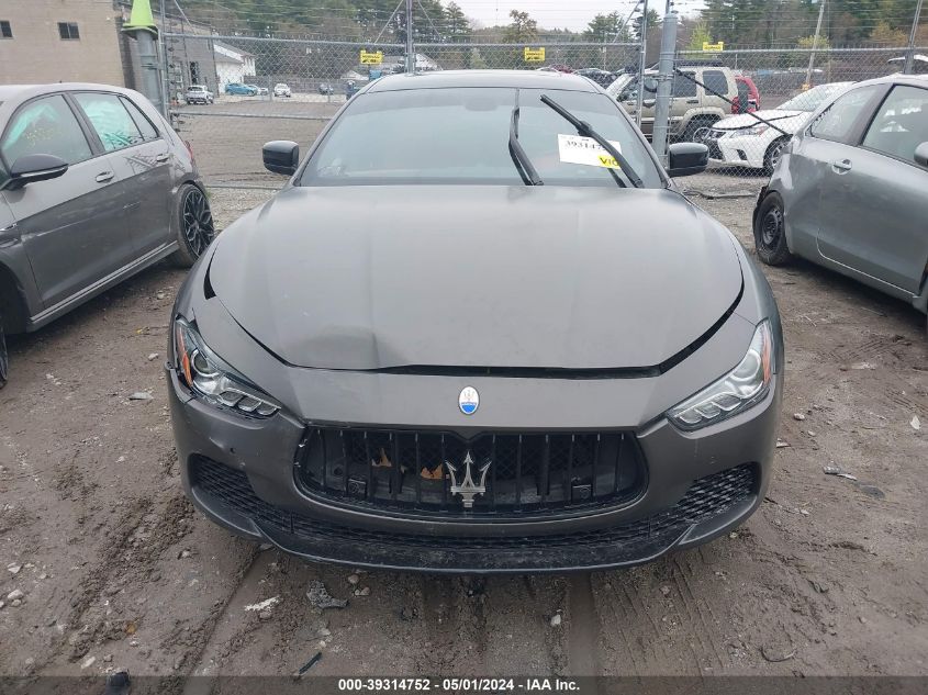 2016 Maserati Ghibli S Q4 VIN: ZAM57RTA3G1176339 Lot: 39314752