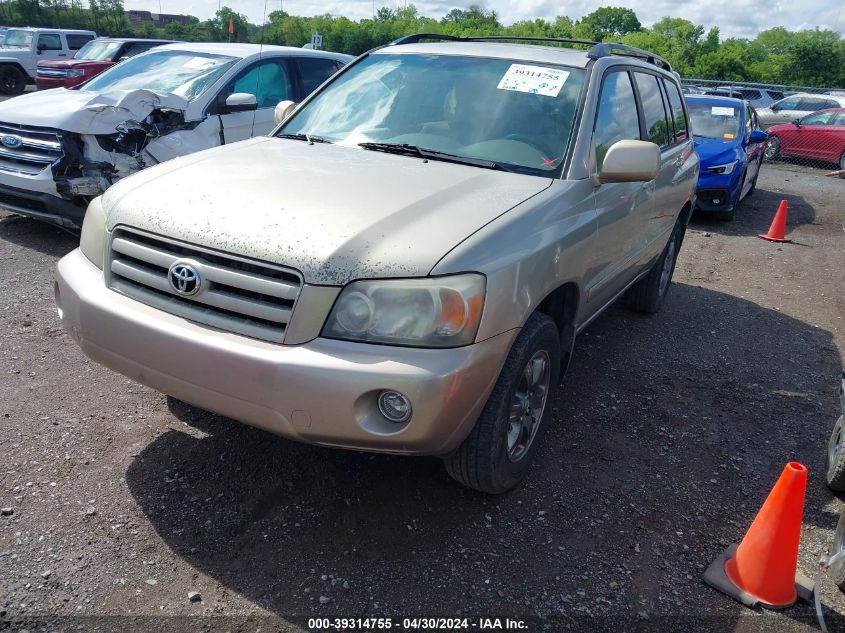 2007 Toyota Highlander V6 VIN: JTEHP21A470193793 Lot: 39314755