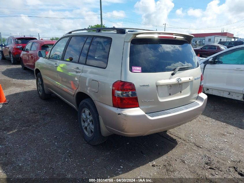 2007 Toyota Highlander V6 VIN: JTEHP21A470193793 Lot: 39314755