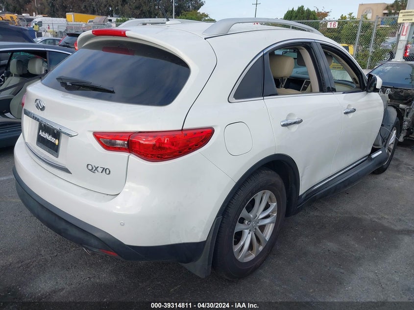 2015 Infiniti Qx70 VIN: JN8CS1MU1FM380319 Lot: 39314811