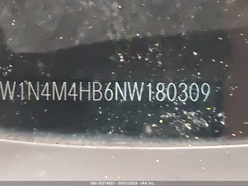2022 MERCEDES-BENZ GLB 250 VIN: W1N4M4HB6NW180309