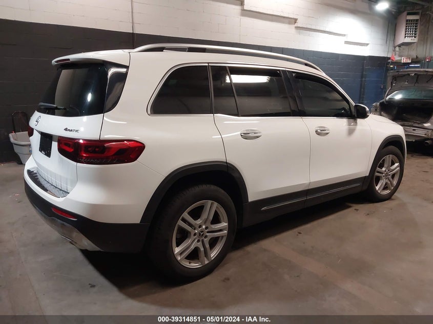 2022 Mercedes-Benz Glb 250 4Matic VIN: W1N4M4HB6NW180309 Lot: 39314851