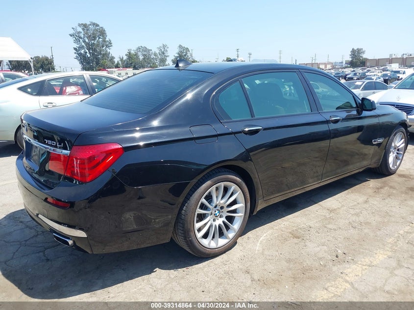2010 BMW 750Li VIN: WBAKB8C58ACY63909 Lot: 39314864