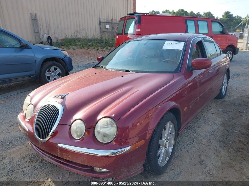 2000 Jaguar S-Type 4.0L V8 VIN: SAJDA01D5YGL47764 Lot: 39314885