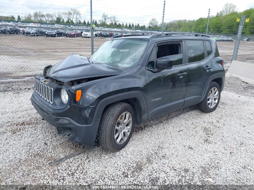 2017 Jeep Renegade Latitude Fwd VIN: ZACCJABB8HPG37707 Lot: 39314901