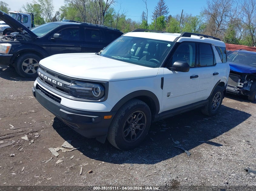 2021 Ford Bronco Sport Big Bend VIN: 3FMCR9B67MRA57757 Lot: 39315111