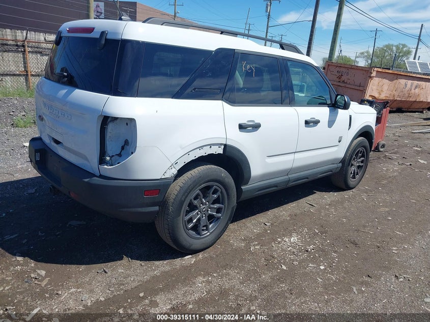 2021 Ford Bronco Sport Big Bend VIN: 3FMCR9B67MRA57757 Lot: 39315111