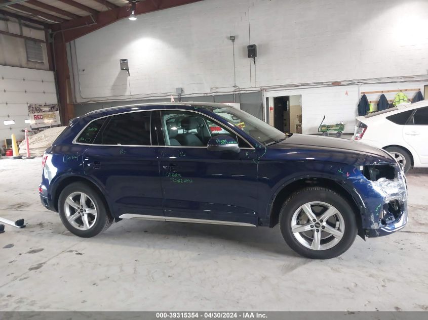 2024 Audi Q5 Premium 40 Tfsi Quattro S Tronic VIN: WA1ABAFY2R2005133 Lot: 39315354