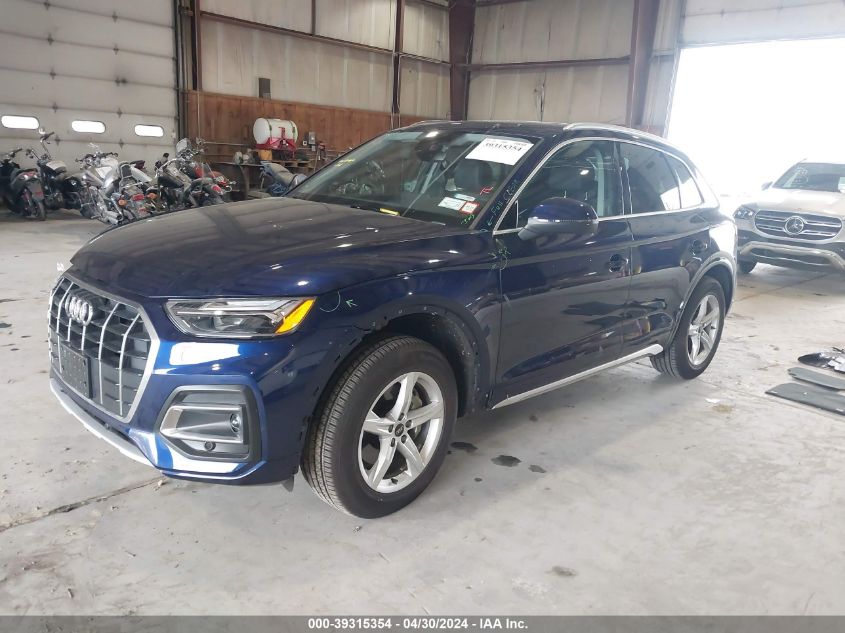 2024 Audi Q5 Premium 40 Tfsi Quattro S Tronic VIN: WA1ABAFY2R2005133 Lot: 39315354