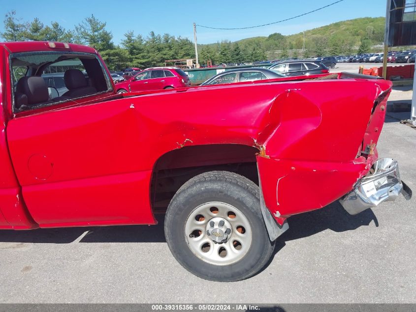 2005 Chevrolet Silverado 1500 Work Truck VIN: 1GCEC14X25Z138183 Lot: 39315356