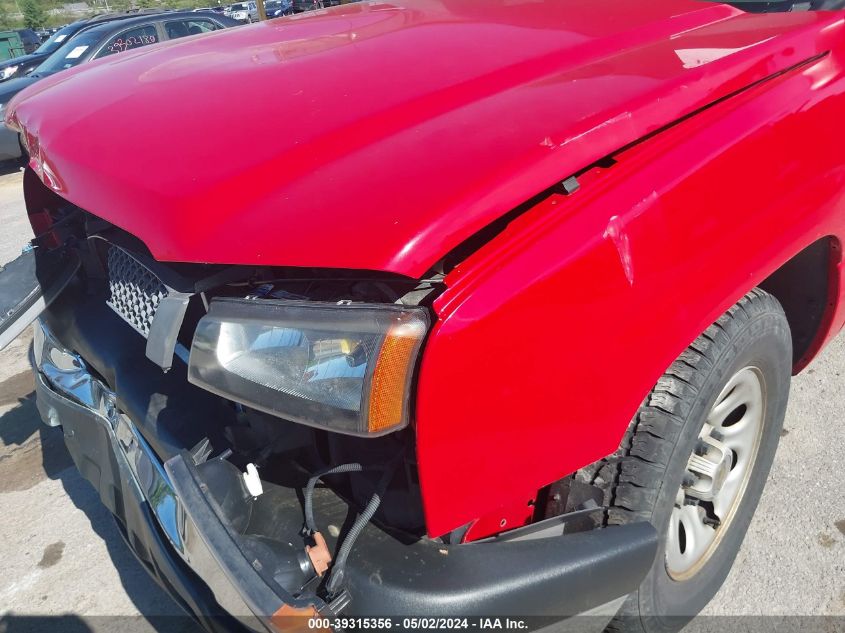 2005 Chevrolet Silverado 1500 Work Truck VIN: 1GCEC14X25Z138183 Lot: 39315356