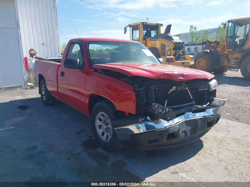 2005 Chevrolet Silverado 1500 Work Truck VIN: 1GCEC14X25Z138183 Lot: 39315356