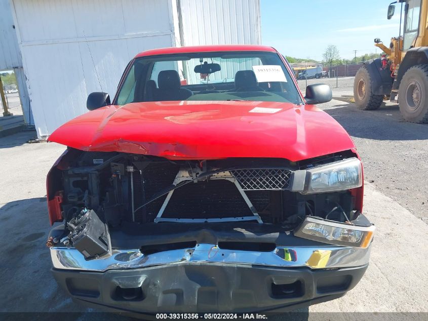 2005 Chevrolet Silverado 1500 Work Truck VIN: 1GCEC14X25Z138183 Lot: 39315356