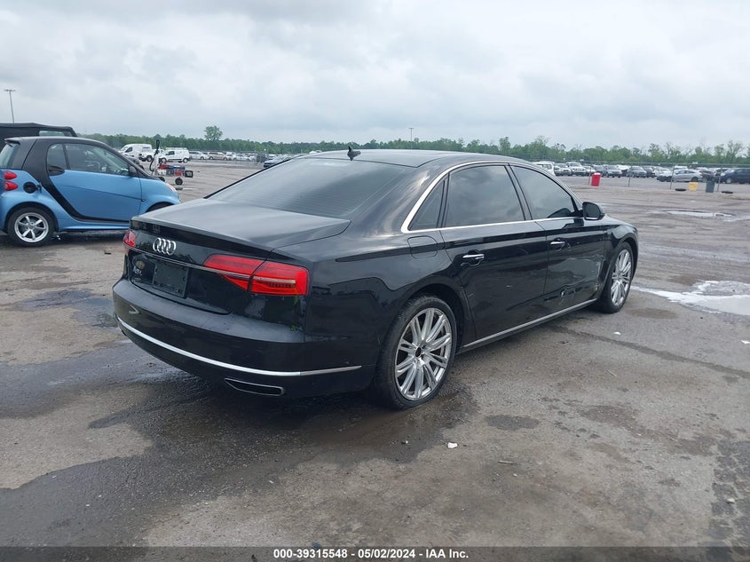 2015 Audi A8 L 3.0T VIN: WAU3GAFD0FN000985 Lot: 39315548