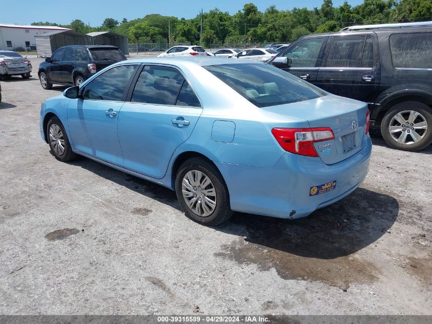 4T1BF1FK8CU555437 | 2012 TOYOTA CAMRY