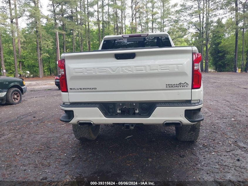 2020 Chevrolet Silverado 1500 4Wd Short Bed High Country VIN: 3GCUYHED5LG362054 Lot: 39315624