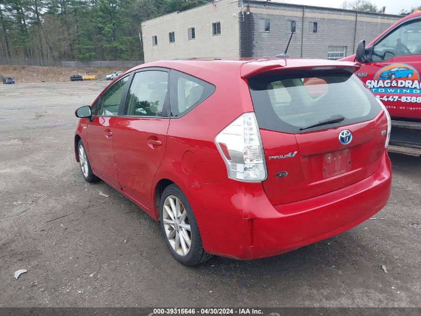 JTDZN3EU3C3097557 | 2012 TOYOTA PRIUS V