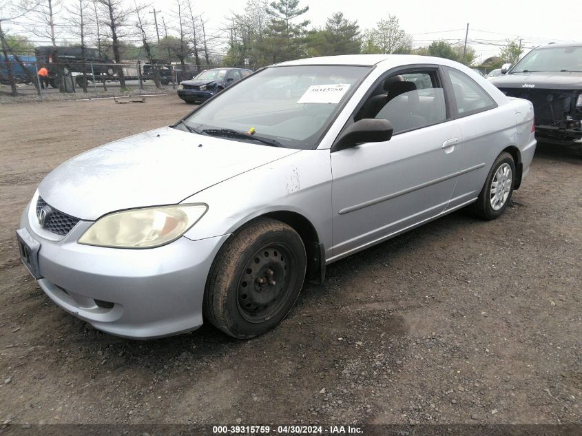 1HGEM22544L011104 | 2004 HONDA CIVIC