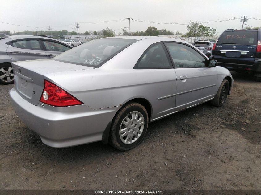 1HGEM22544L011104 | 2004 HONDA CIVIC