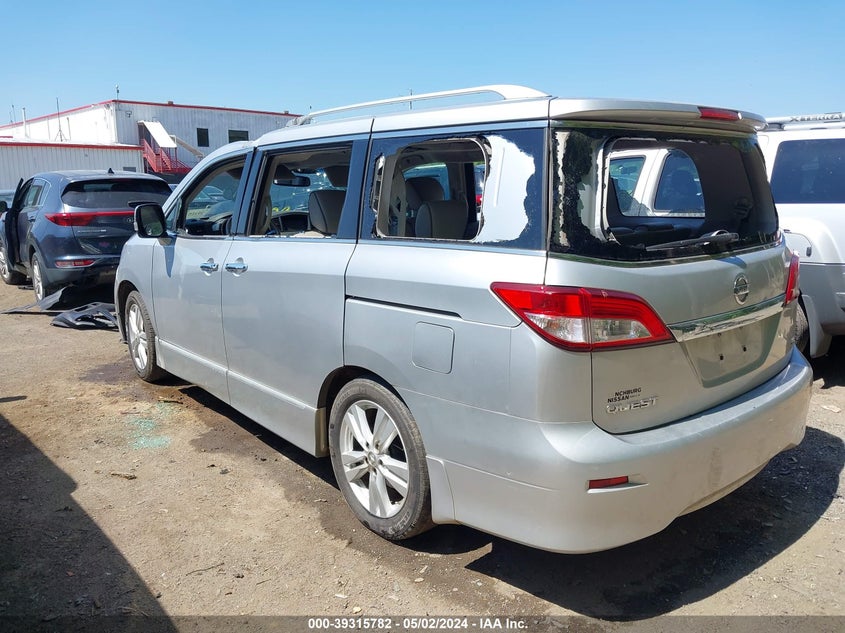 2011 Nissan Quest Sl VIN: JN8AE2KP7B9003850 Lot: 39315782