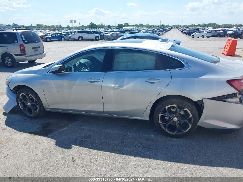 2022 Chevrolet Malibu Fwd Lt VIN: 1G1ZD5STXNF154048 Lot: 39315790