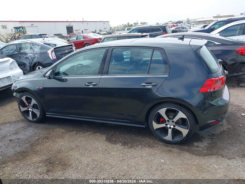 2016 VOLKSWAGEN GOLF GTI SE 4-DOOR - 3VW5T7AU0GM005579