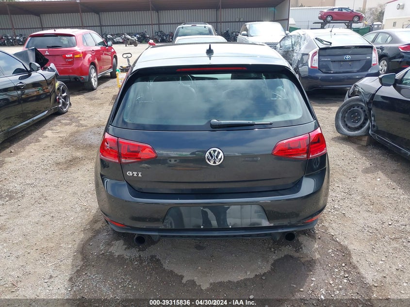 2016 VOLKSWAGEN GOLF GTI SE 4-DOOR - 3VW5T7AU0GM005579