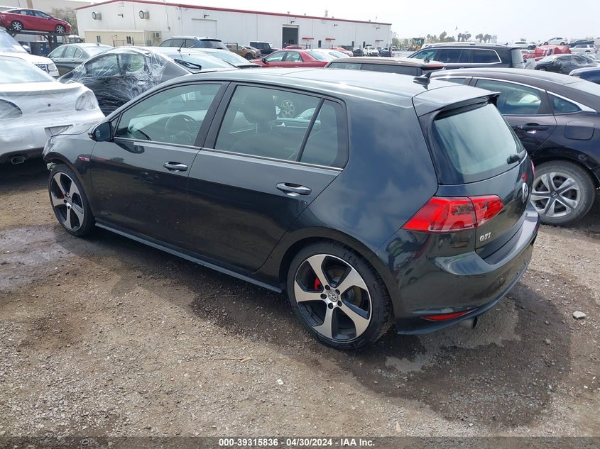 2016 VOLKSWAGEN GOLF GTI SE 4-DOOR - 3VW5T7AU0GM005579