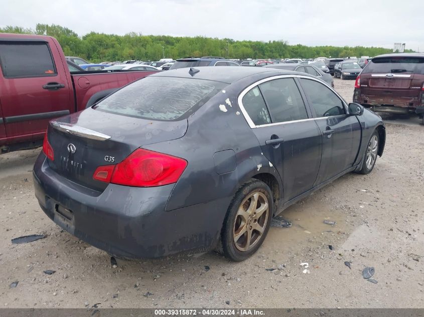 JNKBV61F78M270233 | 2008 INFINITI G35X