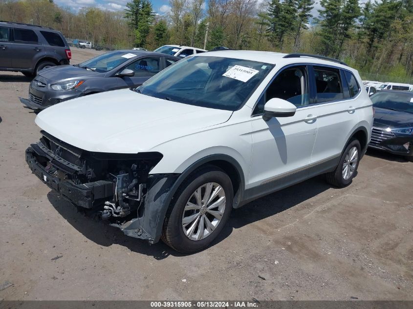 2018 Volkswagen Tiguan 2.0T Se/2.0T Sel VIN: 3VV2B7AX1JM161495 Lot: 39315905