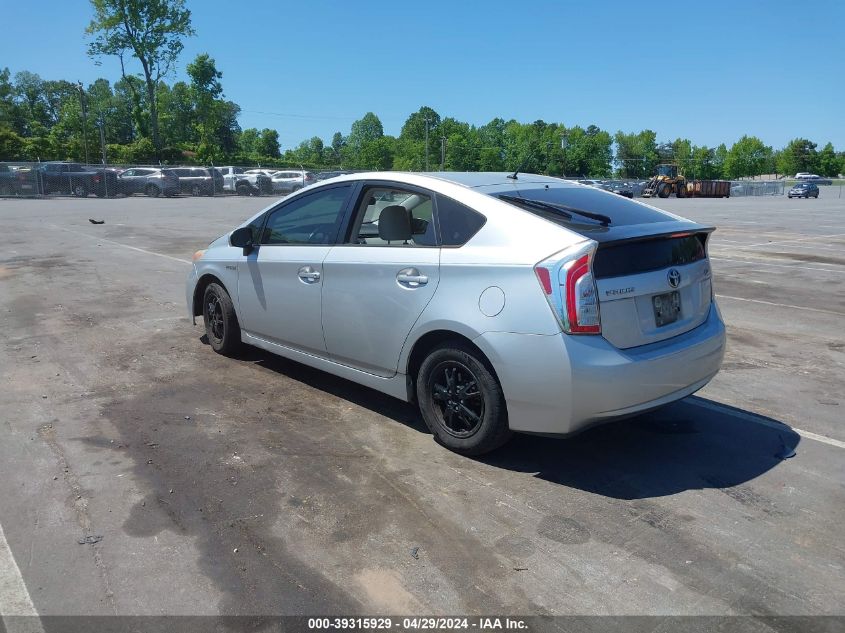 JTDKN3DU8C5500469 | 2012 TOYOTA PRIUS