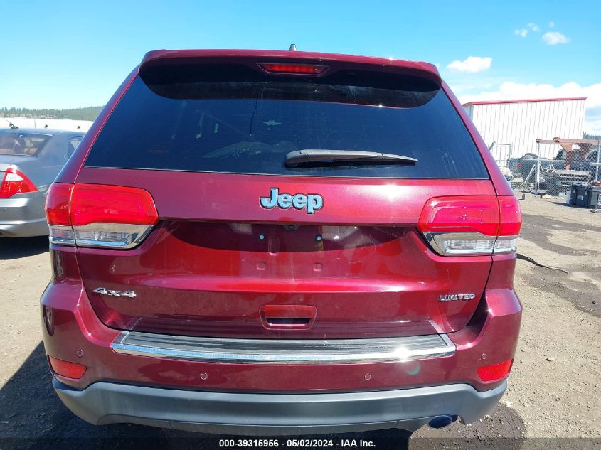 2016 Jeep Grand Cherokee Limited VIN: 1C4RJFBG2GC354323 Lot: 39315956