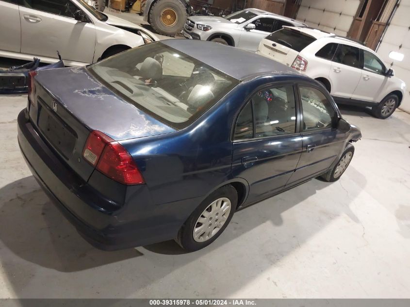 2HGES165X4H597024 | 2004 HONDA CIVIC