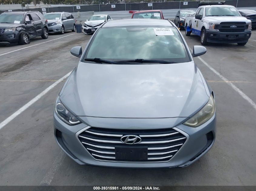 2017 Hyundai Elantra Se VIN: 5NPD84LF0HH160282 Lot: 39315981