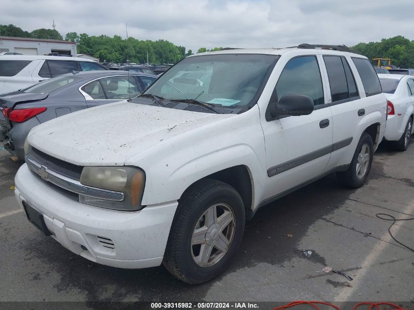 2003 Chevrolet Trailblazer Ls VIN: 1GNDT13S732330133 Lot: 39315982