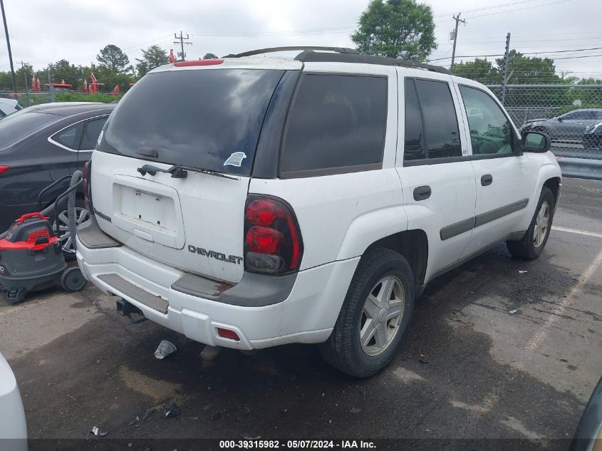 2003 Chevrolet Trailblazer Ls VIN: 1GNDT13S732330133 Lot: 39315982